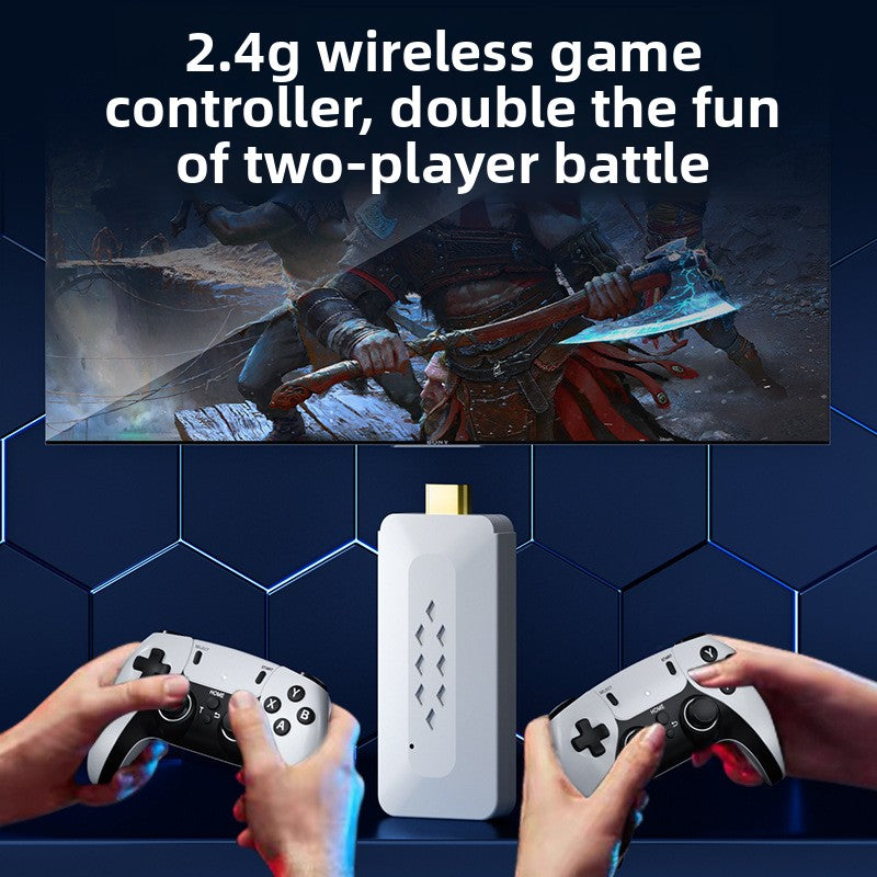 Retro Game Console with Dual Controllers