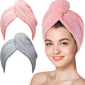 Microfiber Hair Towel for Drying and Frizz Control
