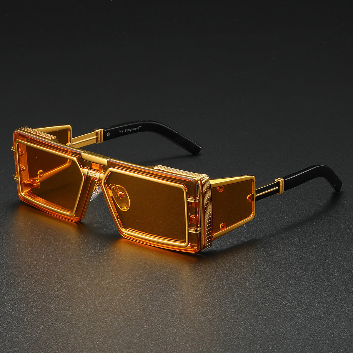 Men's UV400 Square Sunglasses