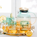 Nordic Glass Carafe Set with Cups and Tray
