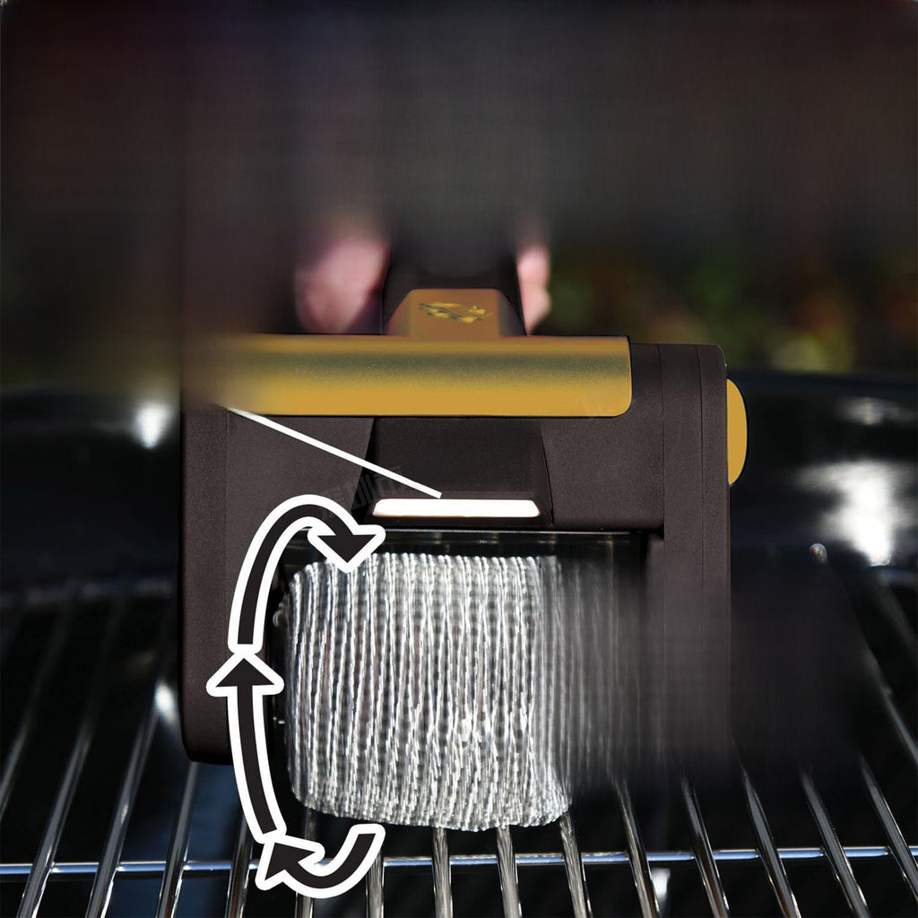 Rechargeable Stainless Steel Roller Grill Brush