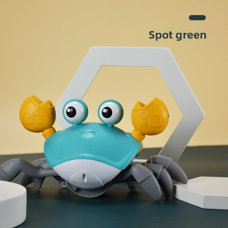 Rechargeable Interactive Electric Crab Toy with Music and Lights