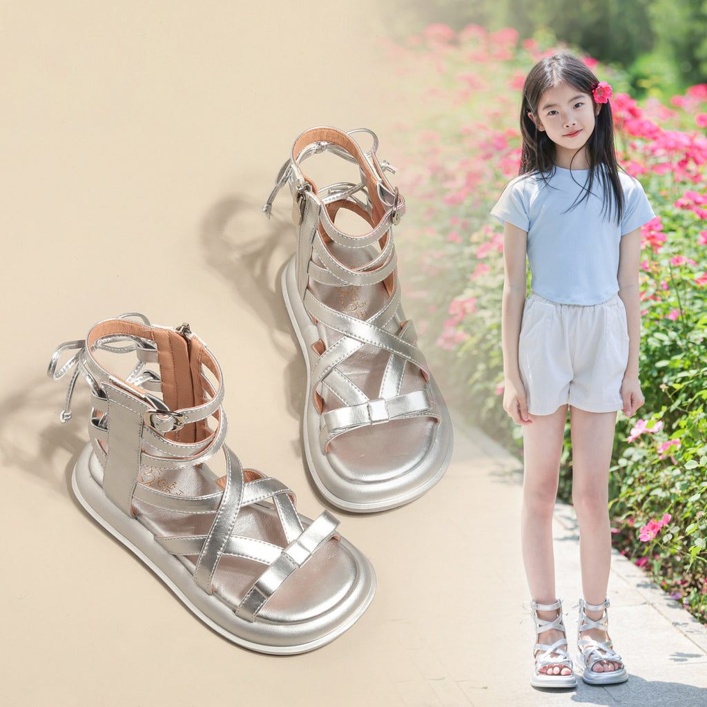 Girls High-Top Roman Sandals