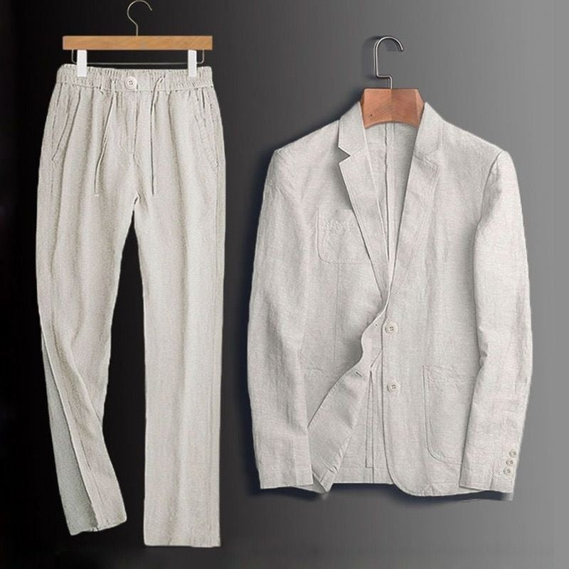 Mens Linen Suit Jacket