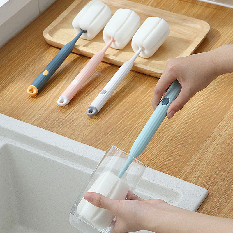 Household Sponge Head Cleaning Cup Brush