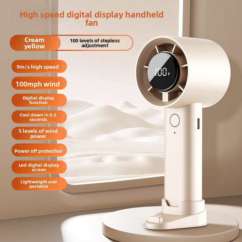 Portable USB Desk Fan with Rechargeable Battery