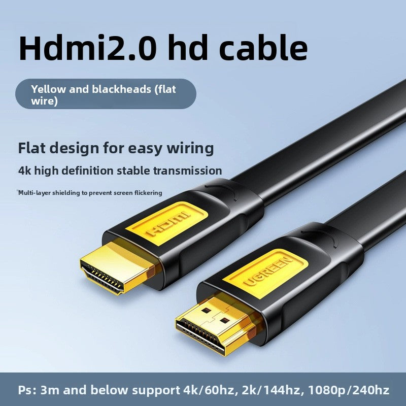 4K HDMI Cable – Gold-Plated High Speed for TV, PC & Projector