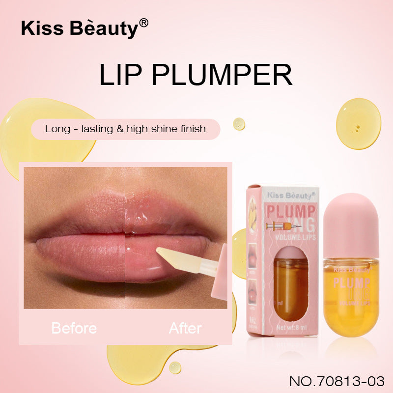Lip Plumping Capsule Oil | Wrinkle-Reducing & Moisturizing Lip Care