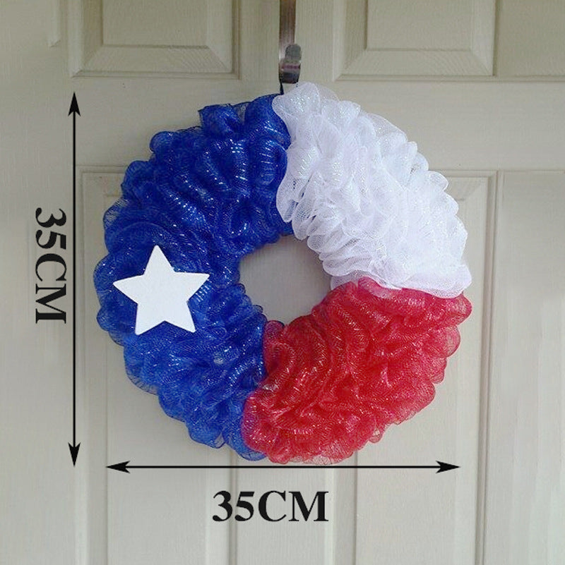 Patriotic Independence Day Wreath