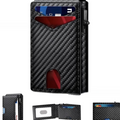 Men's RFID Blocking Bifold Wallet with Pop-Up Card Holder