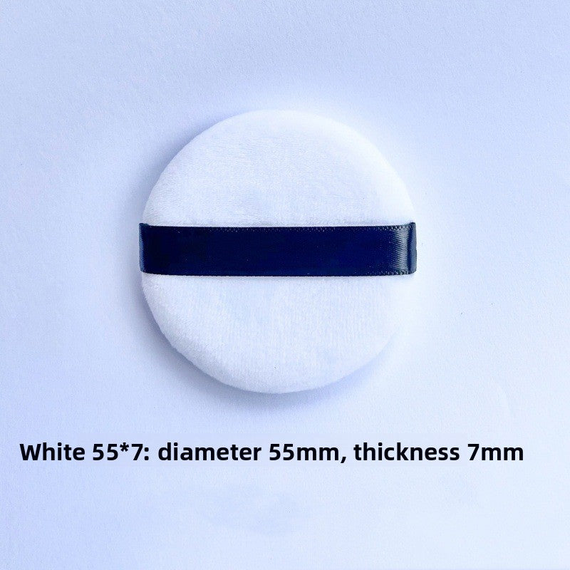 Ultra-Soft Cotton Powder Puff for Setting & Blush