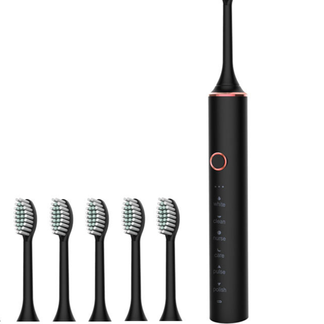 USB Rechargeable Sonic Electric Toothbrush with Multiple Cleaning Modes