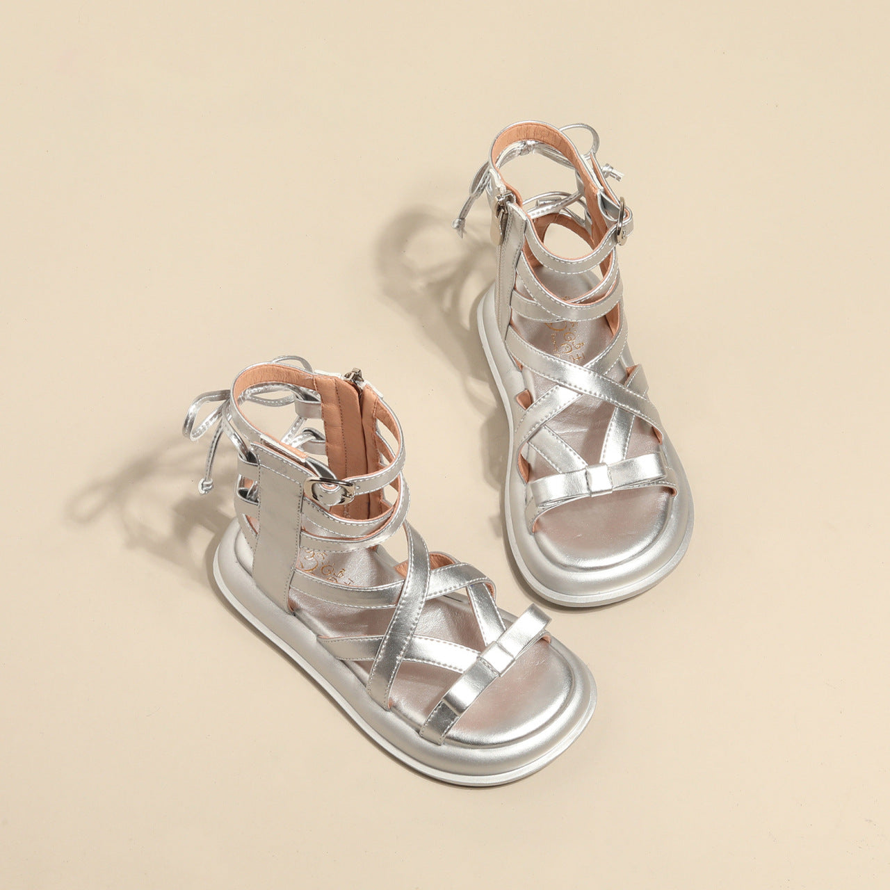Girls High-Top Roman Sandals