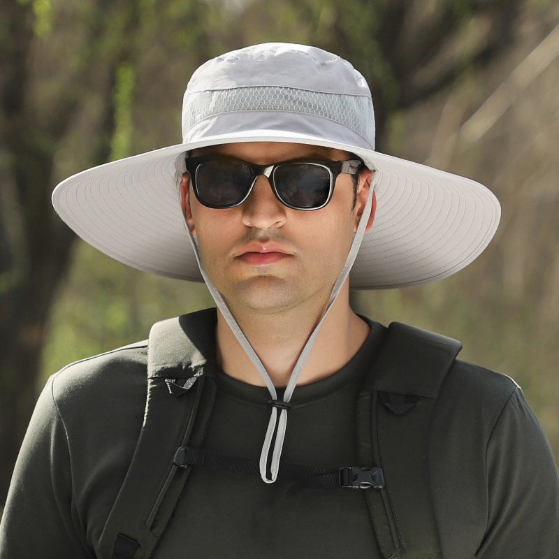 Solar-Powered Cooling Bucket Hat with Built-In Fan | UV Protection