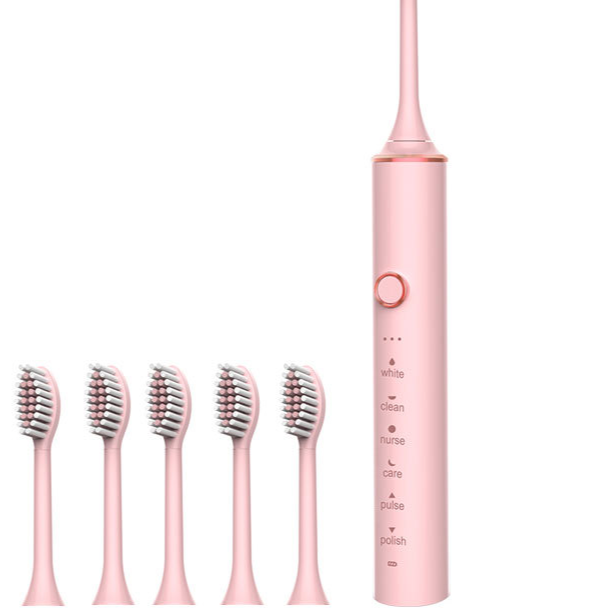 USB Rechargeable Sonic Electric Toothbrush with Multiple Cleaning Modes