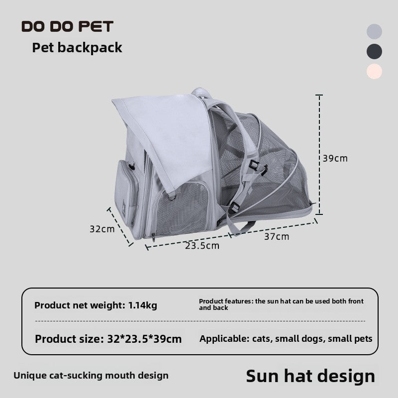 Summer Breathable Mesh Pet Outgoing Bag