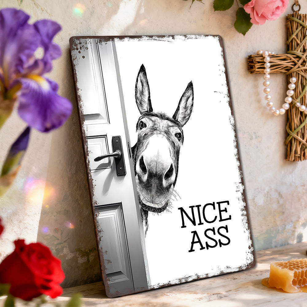 Minimalist Animal Tin Wall Art