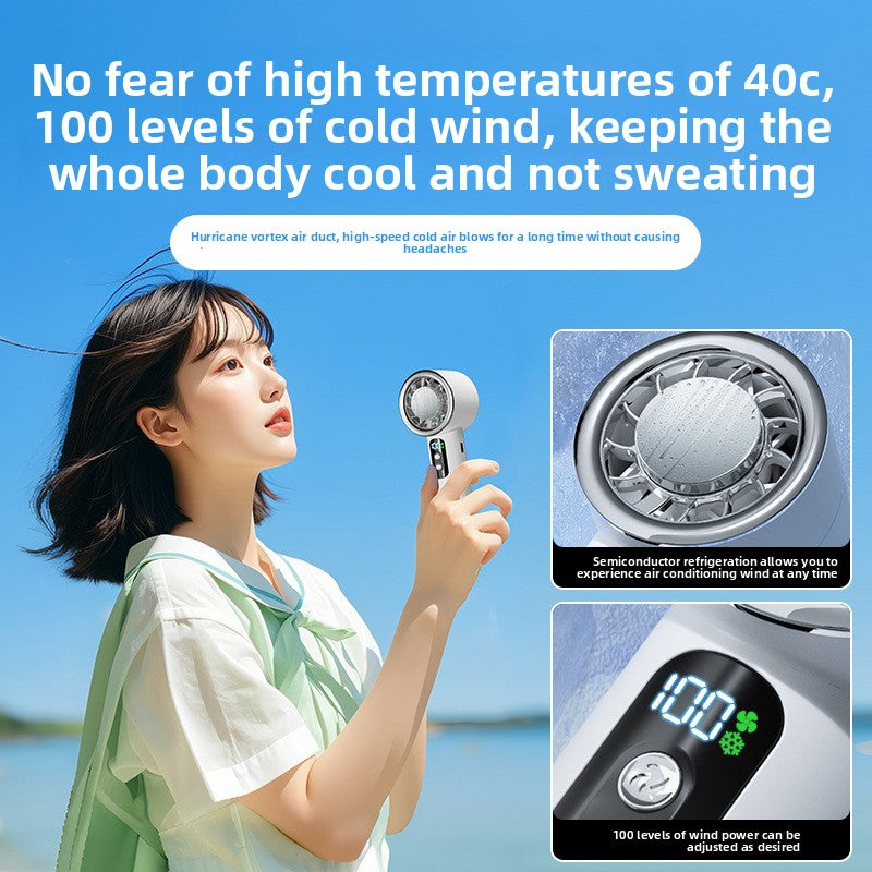 Portable USB Desk Fan with Rechargeable Battery