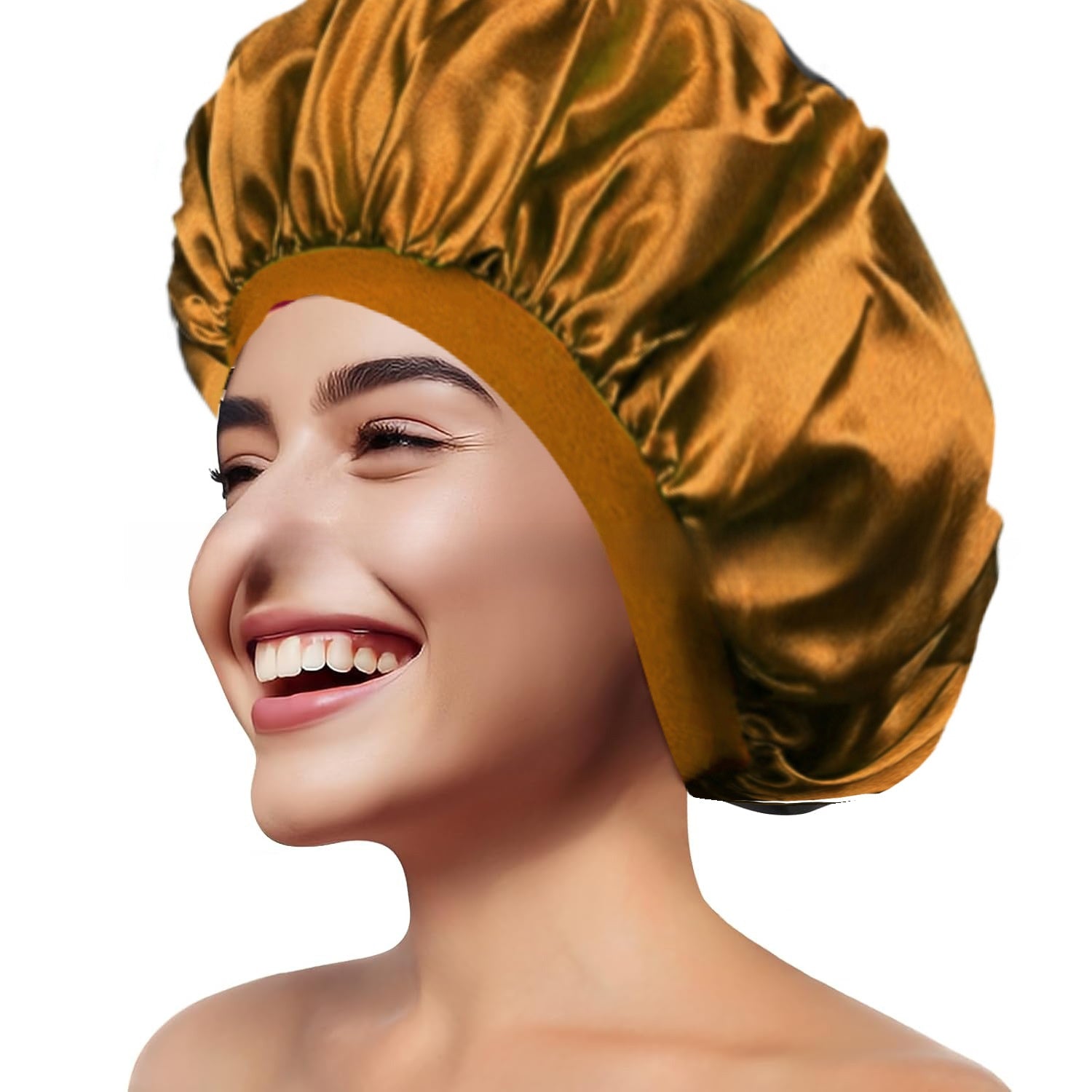 Wide Brim Stretchy Bonnet
