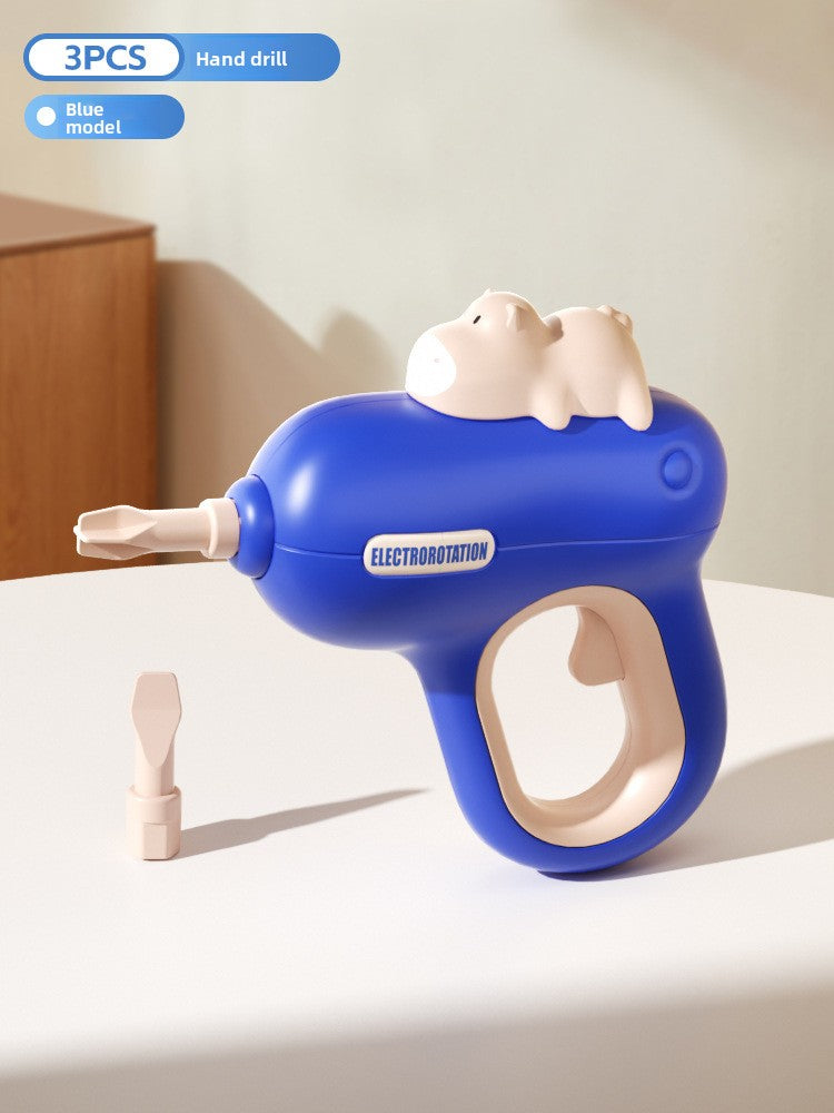 Childrens Educational Tool Set with Drill and Accessories