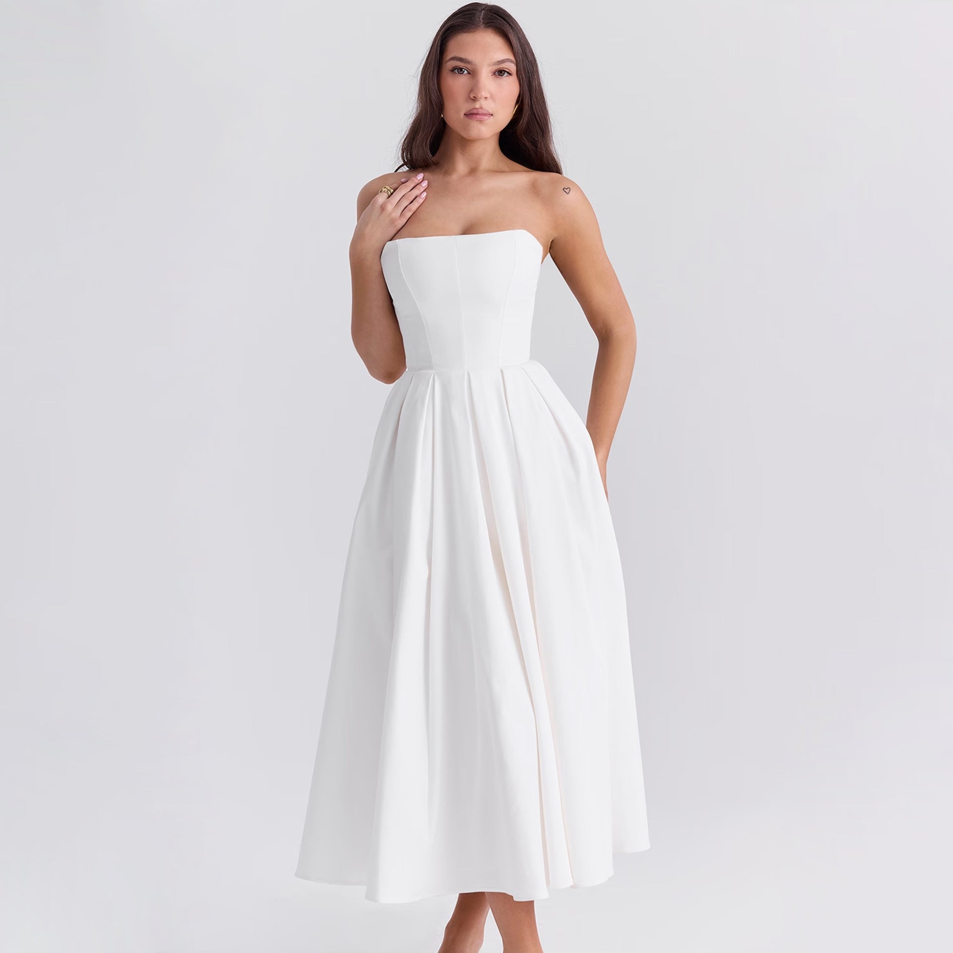 Women's Backless Midi Dress