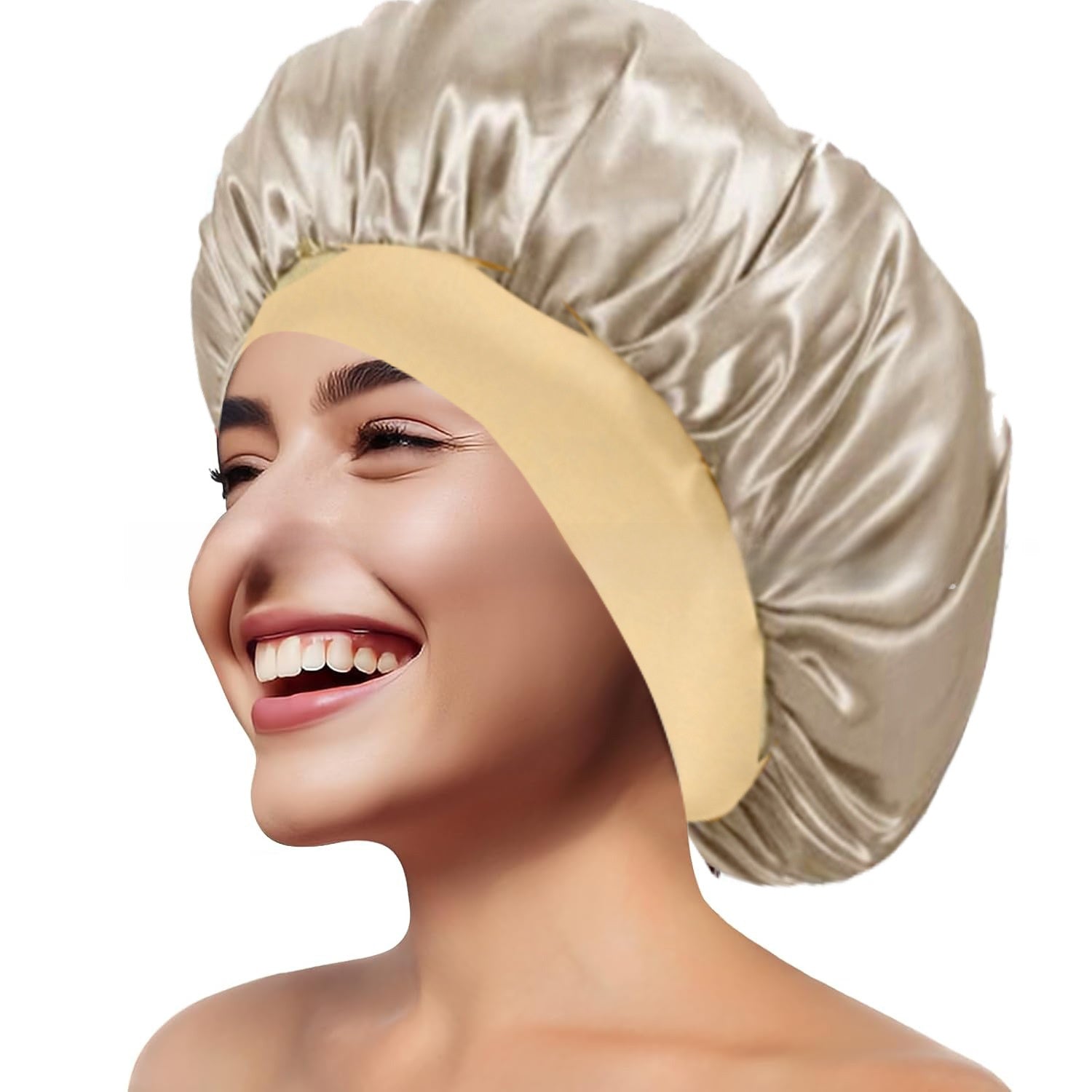 Wide Brim Stretchy Bonnet