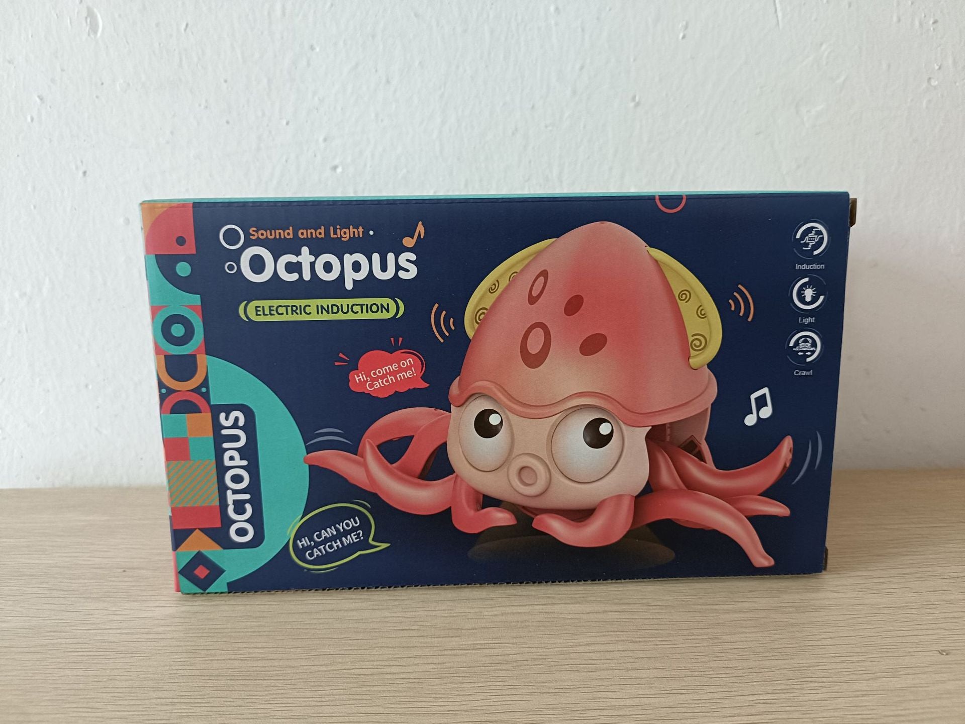 Rechargeable Interactive Electric Crab Toy with Music and Lights