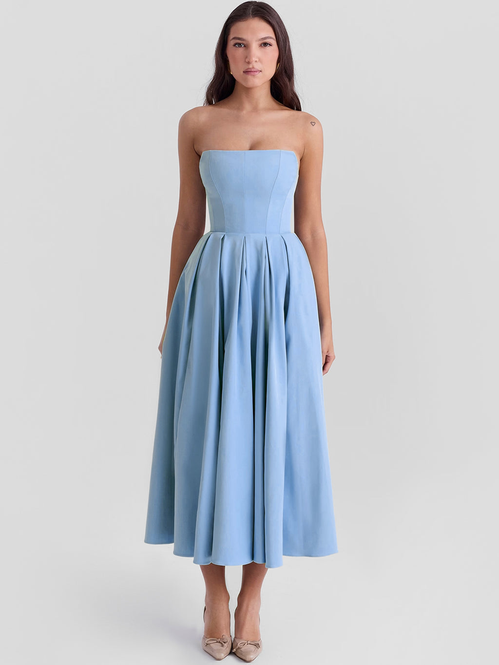 Women's Backless Midi Dress