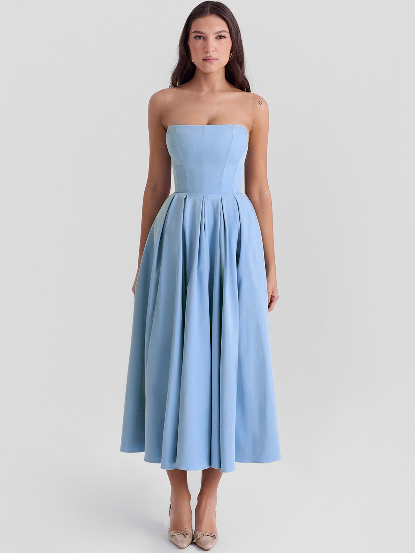 Women's Backless Midi Dress