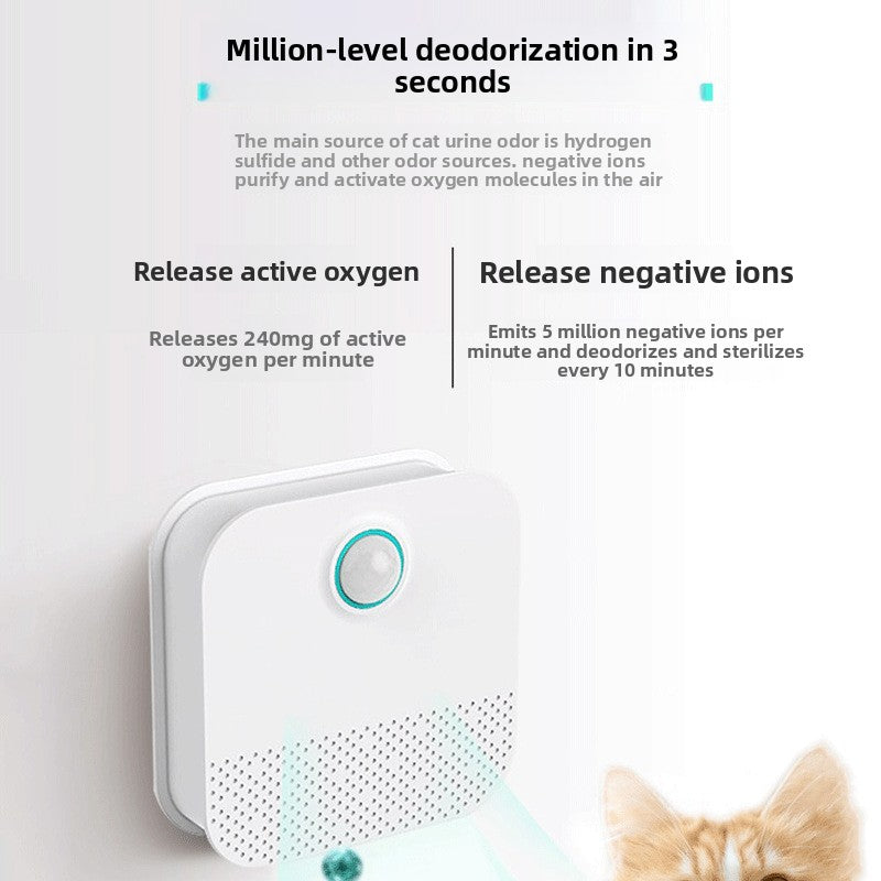 Smart pet odor eliminator
