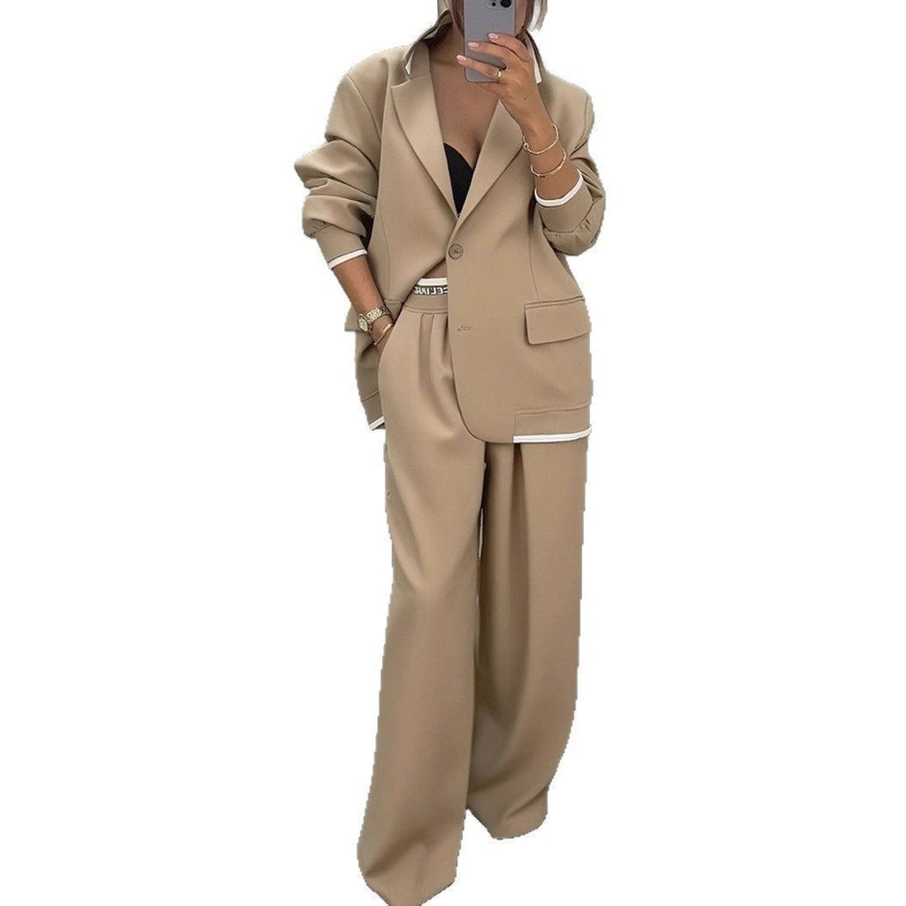 Women's Blazer and Wide-Leg Trousers