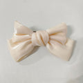 Children Bow Hair Clip Pearlescent Satin Spr