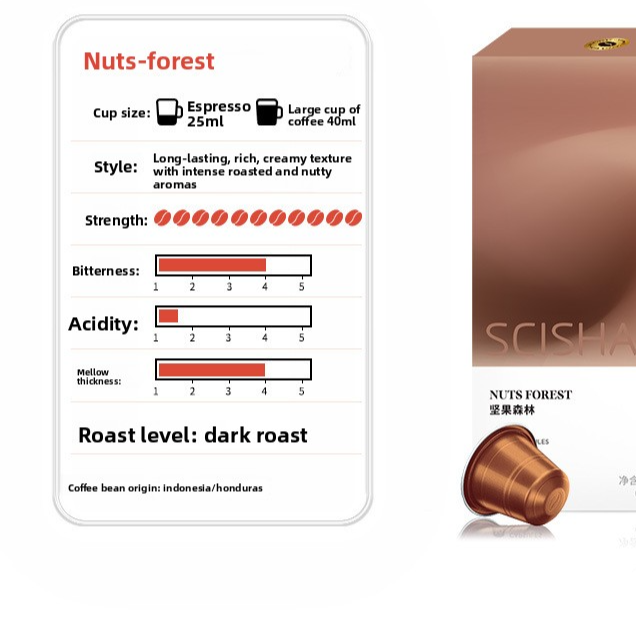 Swiss Imported Coffee Capsules for Nespresso Machines