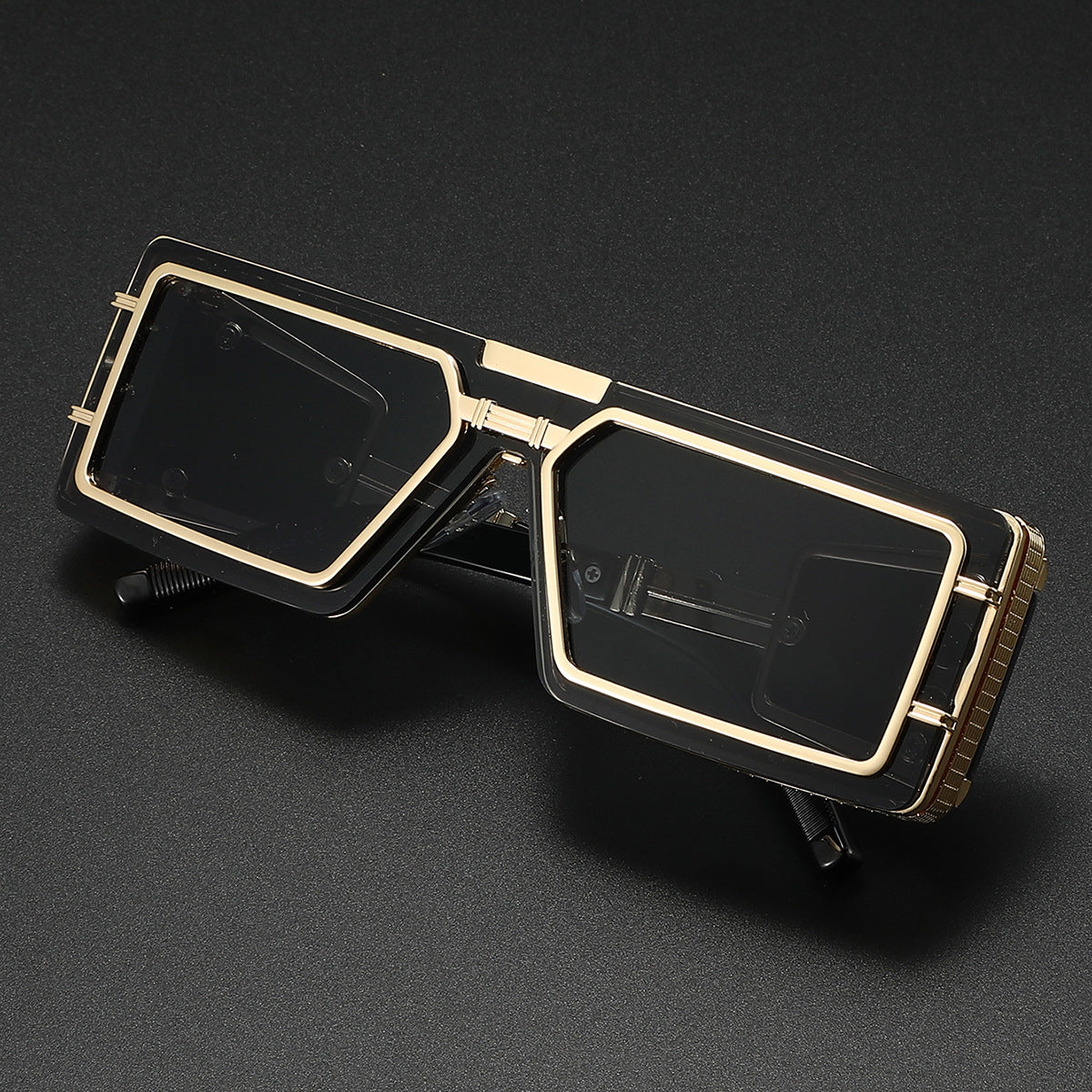 Men's UV400 Square Sunglasses