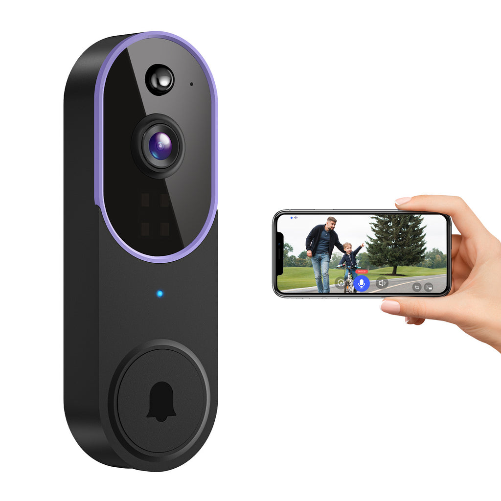 Wireless Smart Video Doorbell with Camera and Intercom