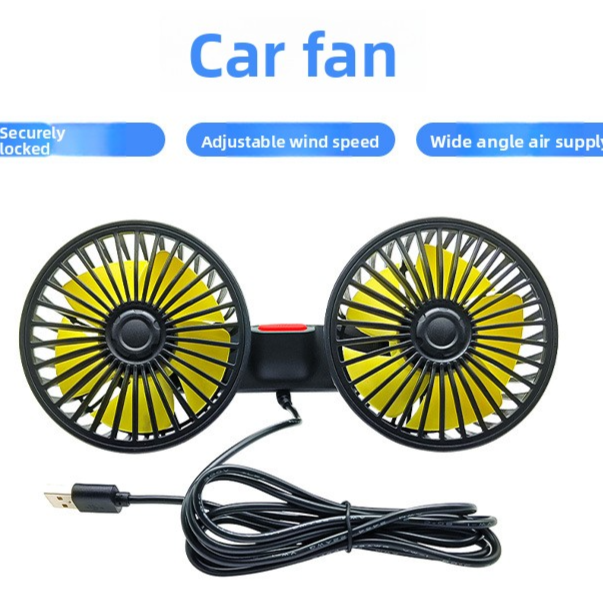 Dual Head Foldable USB  Fan