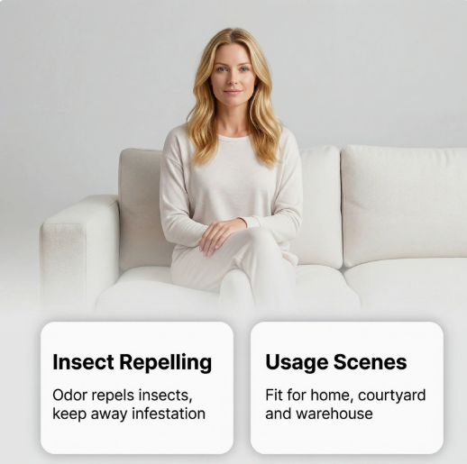 Natural Lime Insect Repellent Powder — Safe & Eco-Friendly Bug Control (100g)