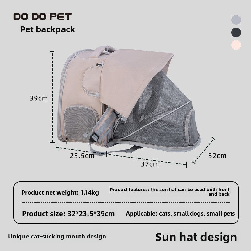 Summer Breathable Mesh Pet Outgoing Bag