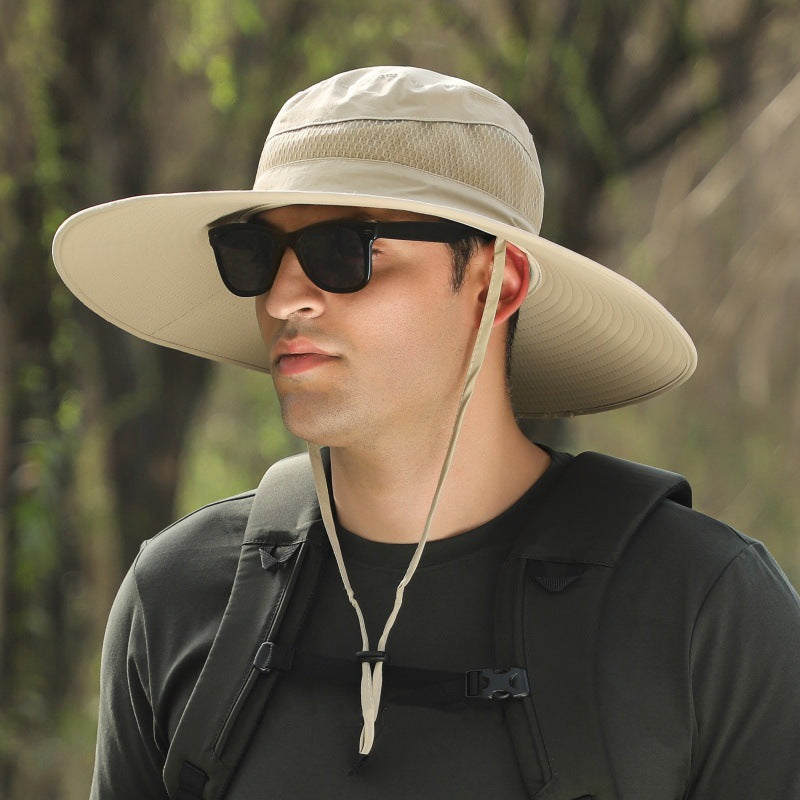 Solar-Powered Cooling Bucket Hat with Built-In Fan | UV Protection