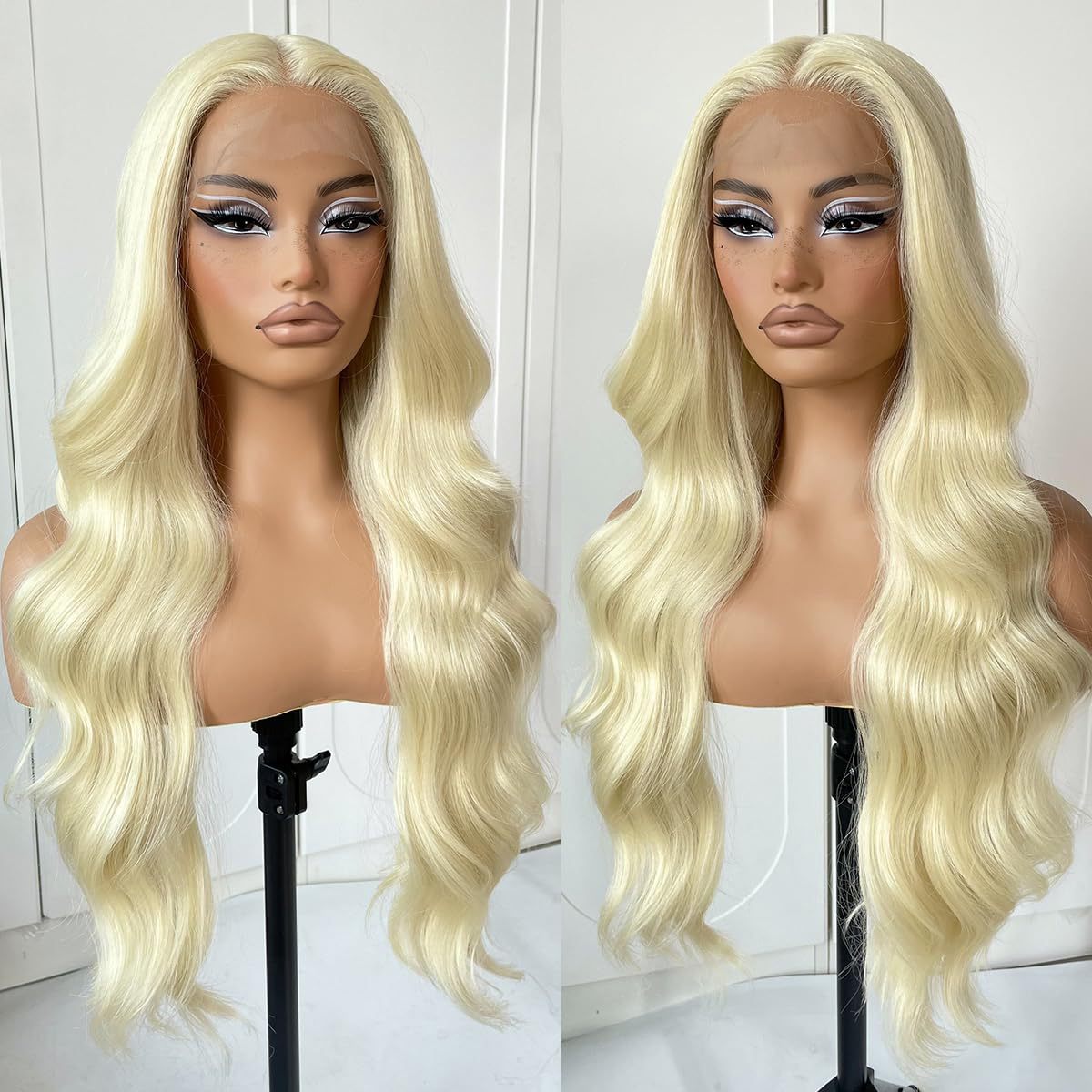 Women's Lace Front Synthetic Wig Long Curly Hair