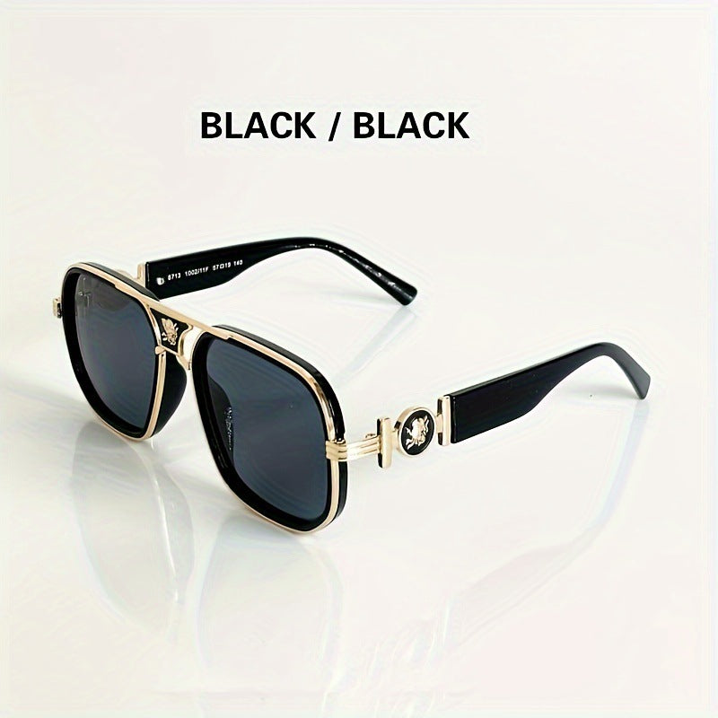 Classic Metal Frame Polarized Sunglasses UV400 Protection