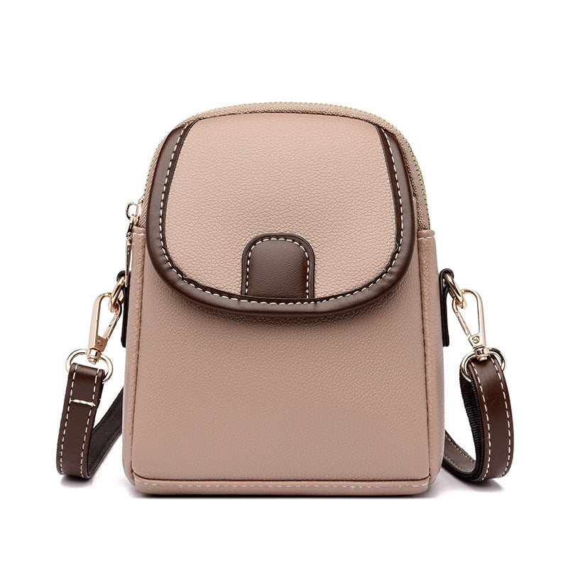 Women's Soft Leather Crossbody Phone Bag