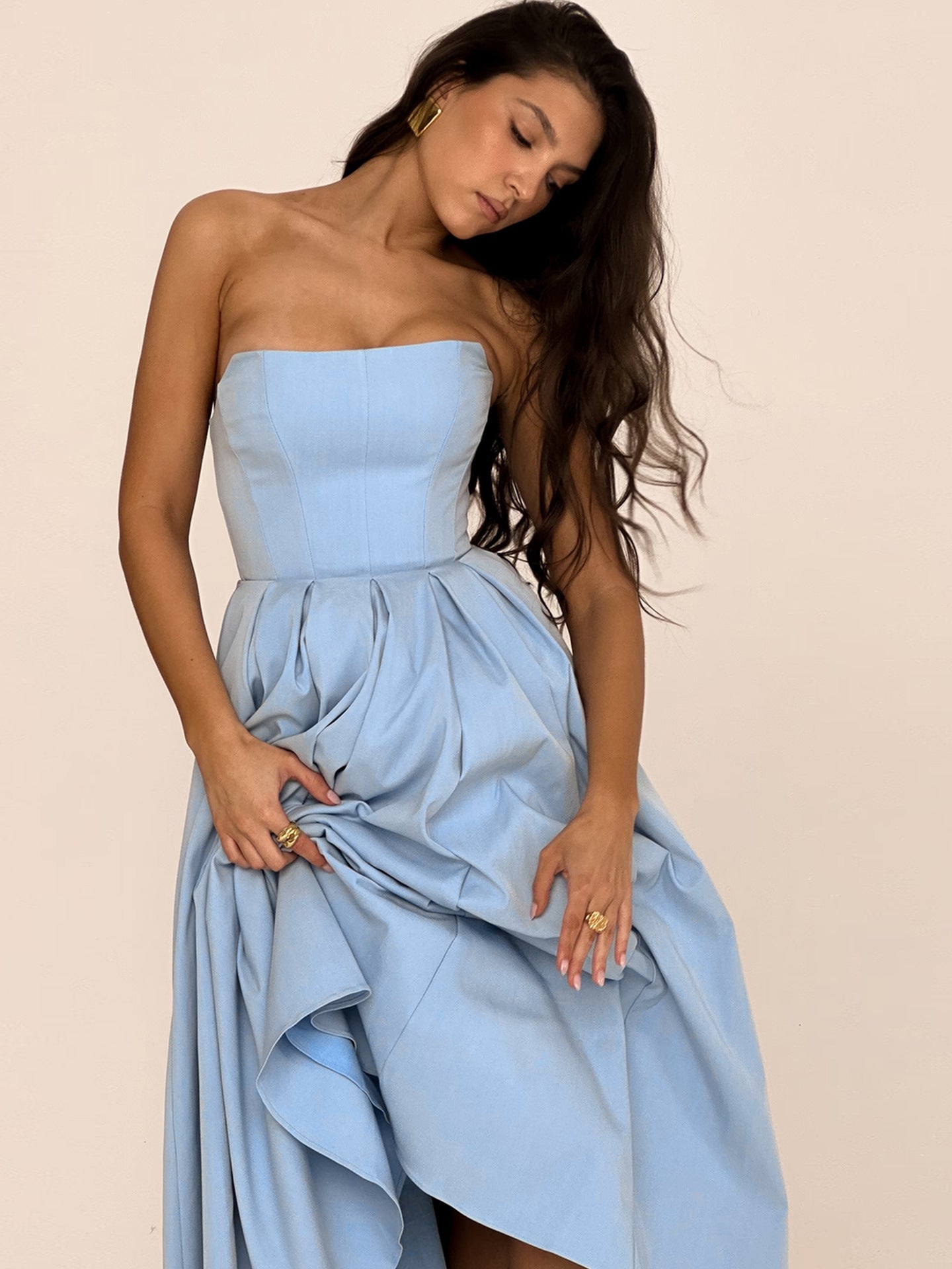Women's Backless Midi Dress