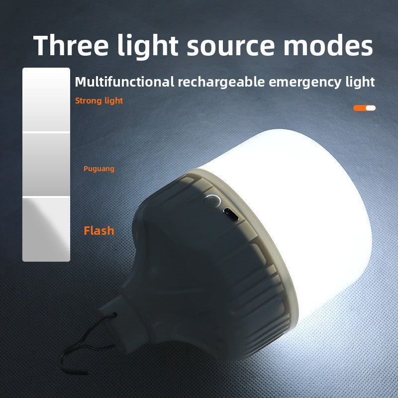 USB Rechargeable LED Emergency Light Bulb — Camping & Power Outage