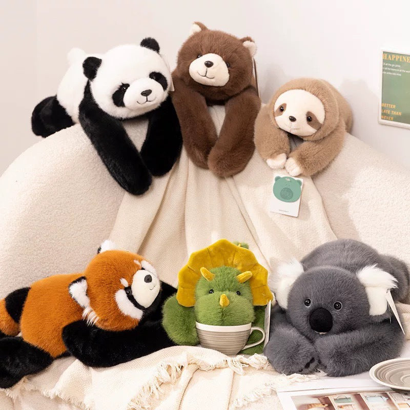 Cartoon Animal Plush Pillow Toy