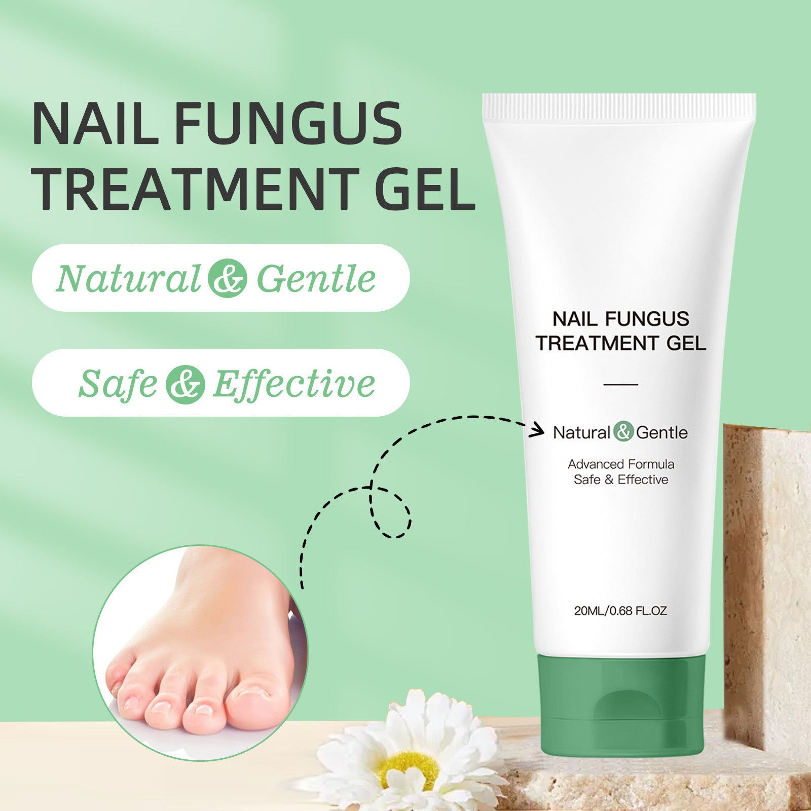 Herbal Foot & Hand Repair Gel – Deep Moisturizing Cream