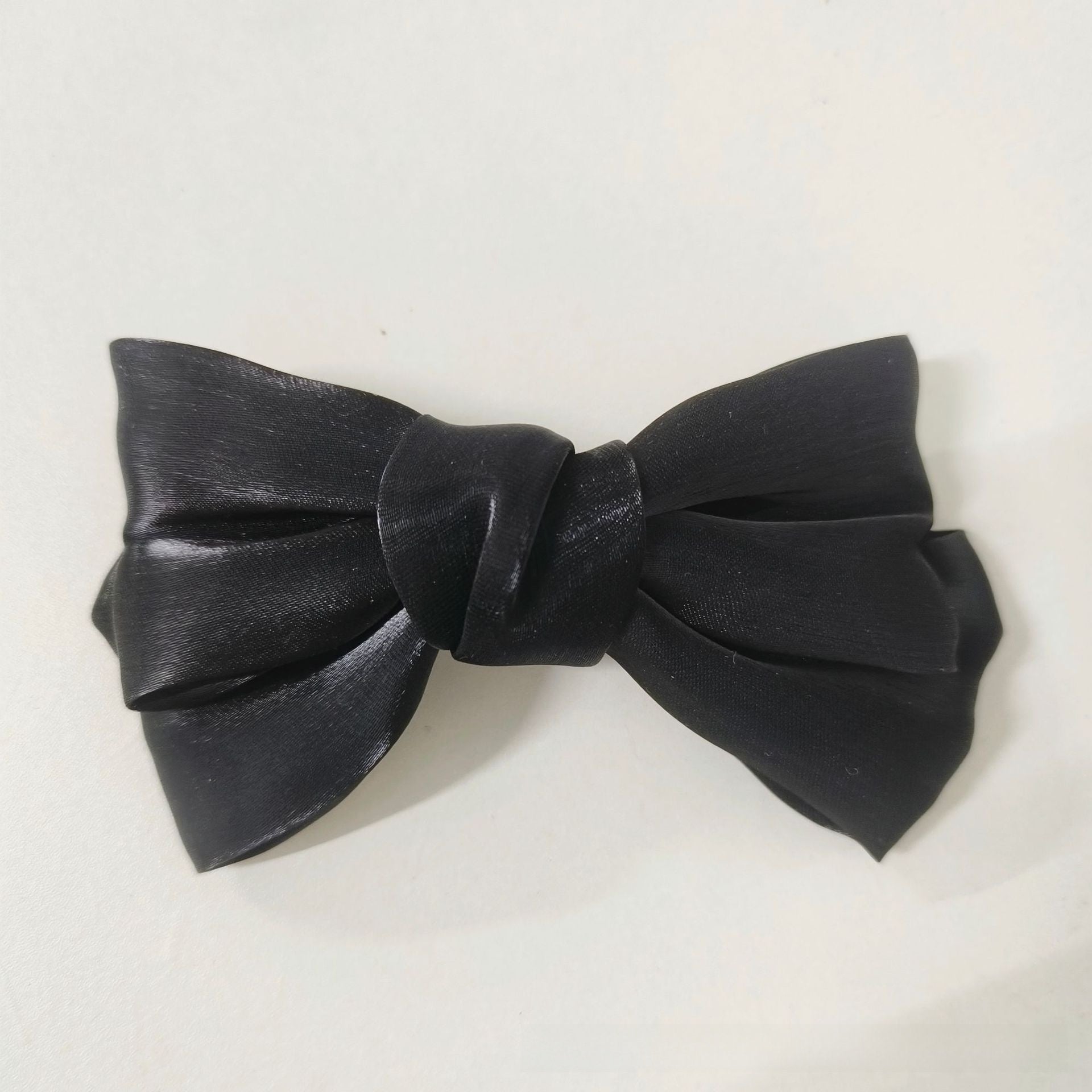 Children Bow Hair Clip Pearlescent Satin Spr