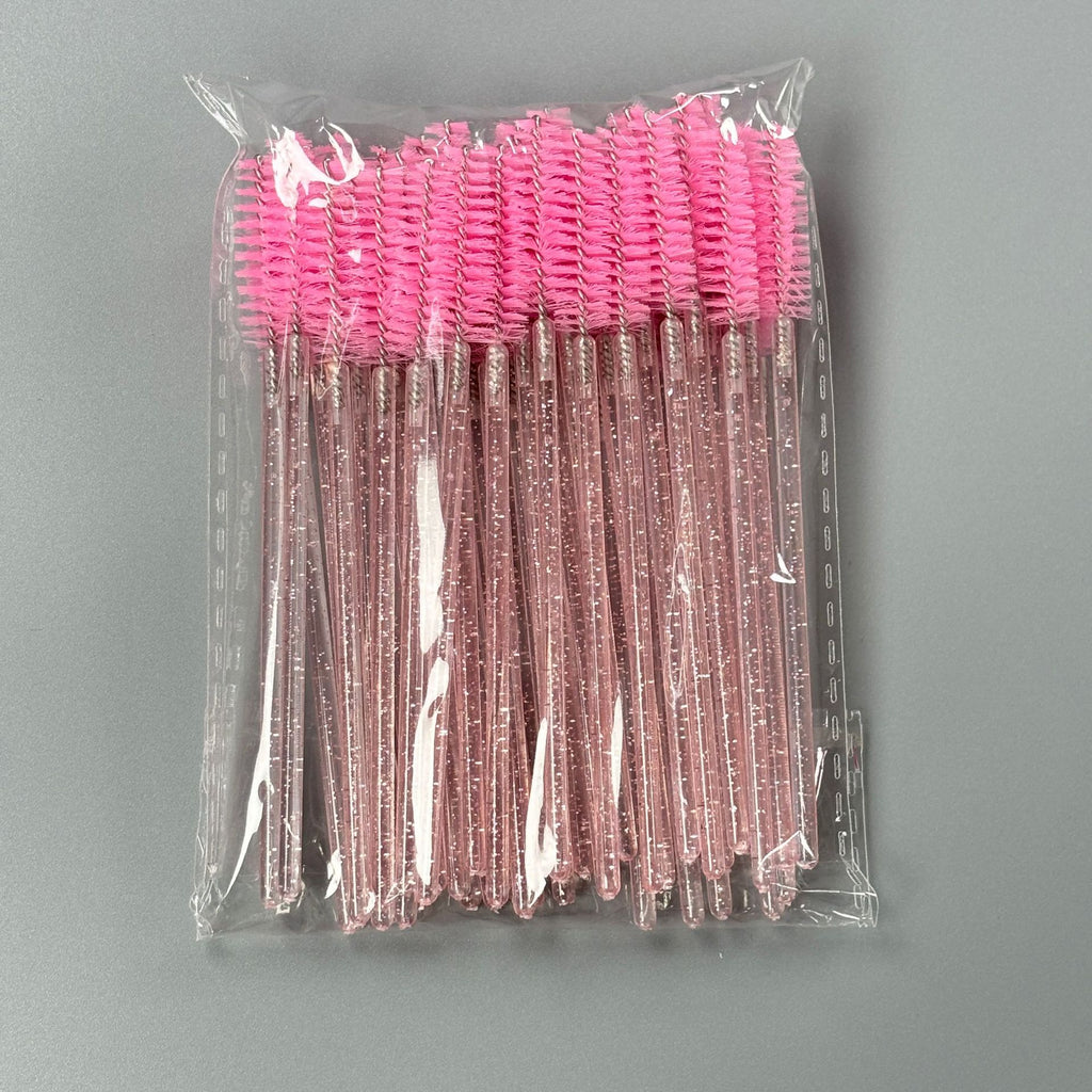 Disposable Eyelash Comb & Eyebrow Brush Set – 50pcs