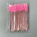 Disposable Eyelash Comb & Eyebrow Brush Set – 50pcs