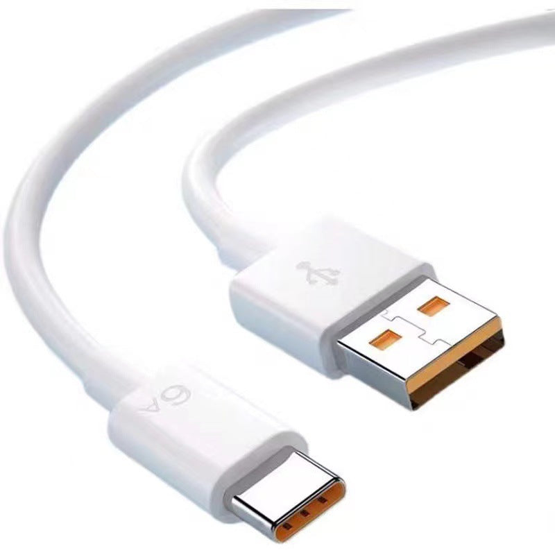 6A Fast Charging USB Cable — Type C & Lightning, Multiple Lengths